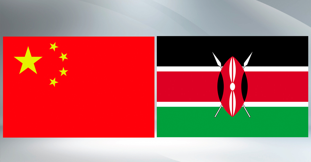China to Kenya shipping route with container ships