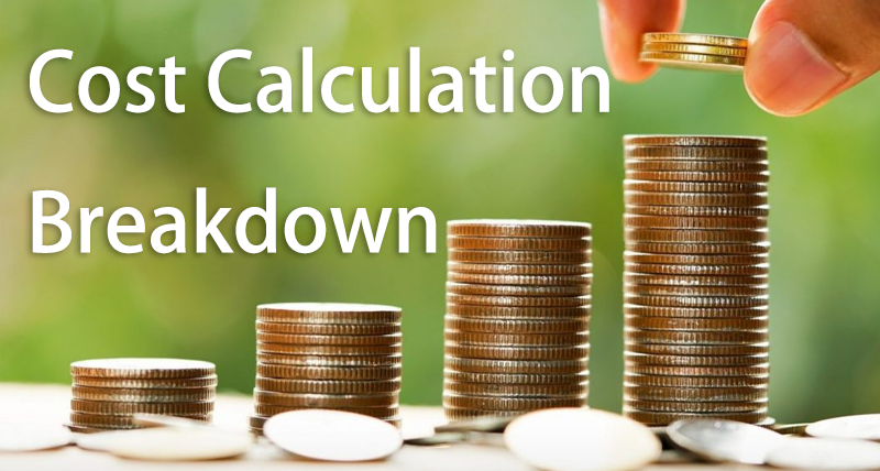 Cost calculation