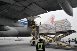 door to door by air freight aviation seat from can to dxb