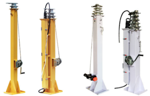 Door To Door By Air Freight Telescopic Mast From Shenzhen to Dubai-UAE