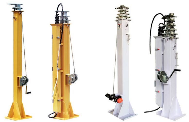 Door To Door By Air Freight Telescopic Mast From Shenzhen to Dubai-UAE