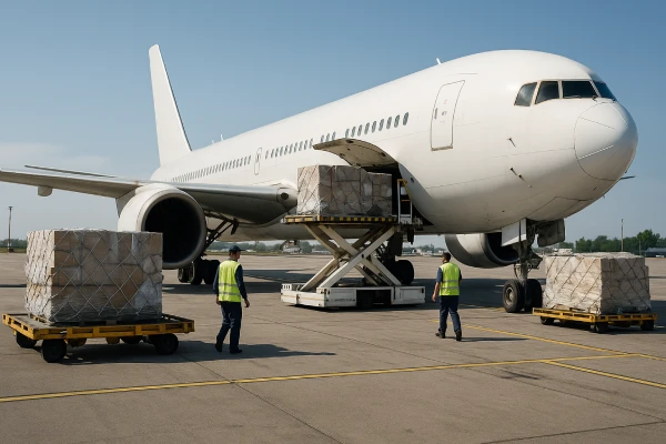Air freight transit time from China to Germany
