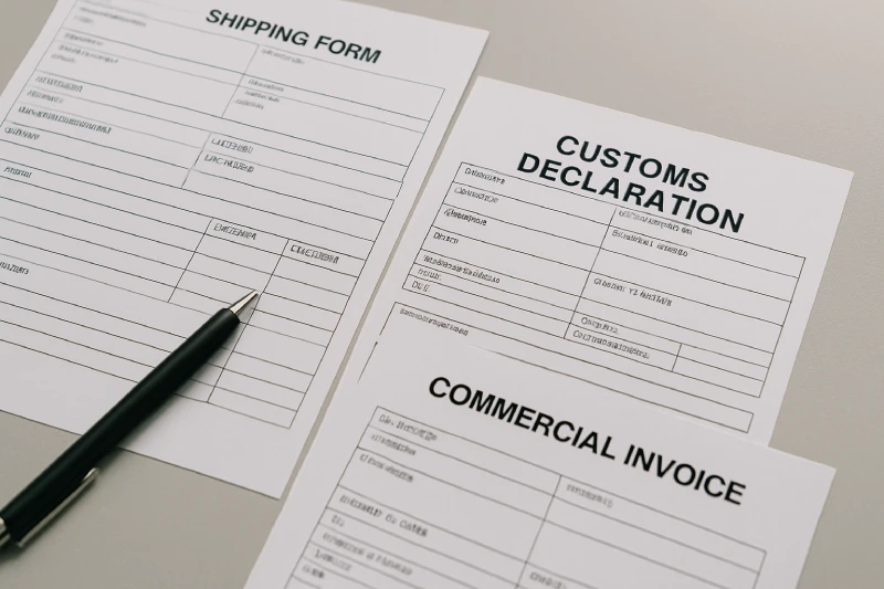 Customs documents that may affect China to Iran shipping time.
