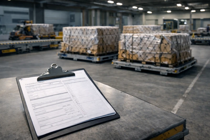 عملية الشحن الجوي من الصين إلى السعودية توضح مناولة البضائع وتنسيق الوثائق