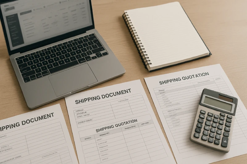 Comparing Amazon FBA shipping provider quotes from China