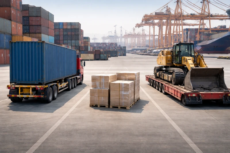 مقارنة بين معالجة FCL وLCL والبضائع الصناعية للشحن البحري من الصين إلى السعودية