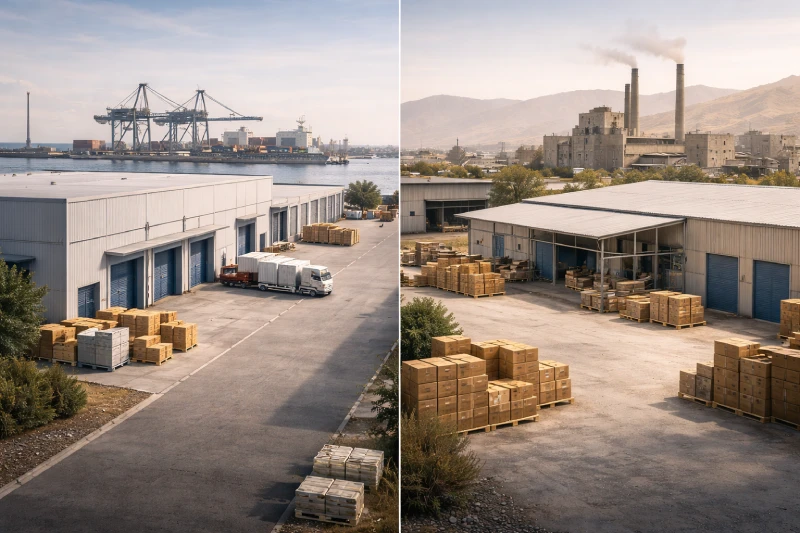 مقارنة لمواقع التصنيع الساحلية والداخلية في الصين تسلط الضوء على التبعات اللوجستية والتوريدية المختلفة