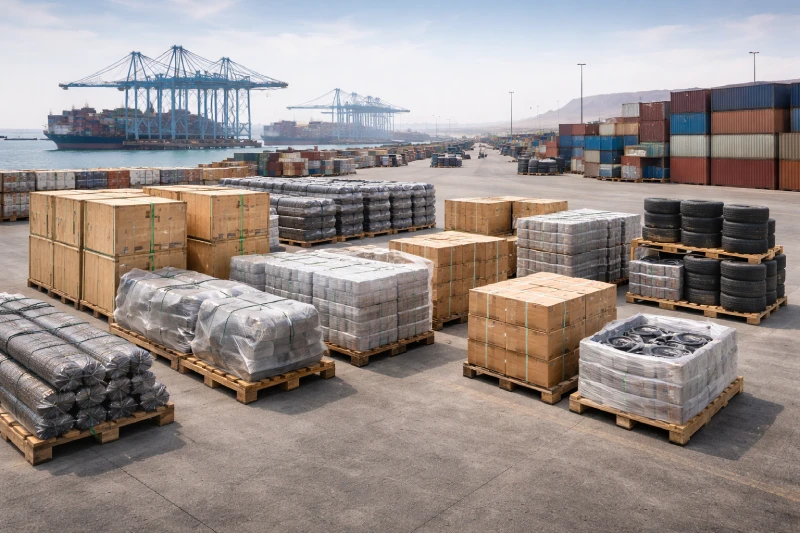 فئات الشحن النموذجية المرسلة من الصين إلى الشرق الأوسط