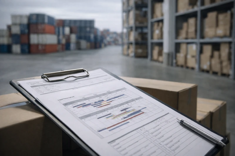 International shipping risk planning and scheduling during the Christmas period