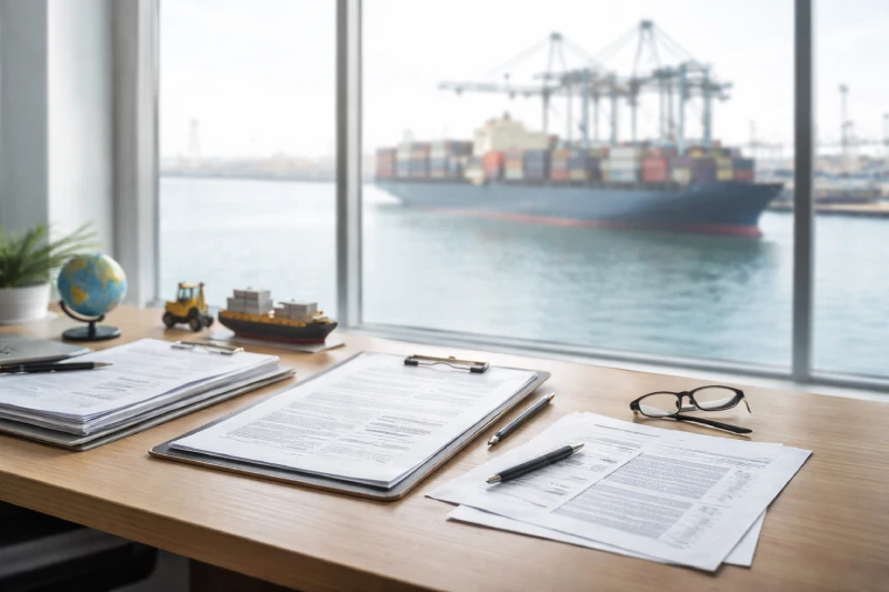 FOB shipping meaning showing responsibility transfer between seller and buyer in international trade