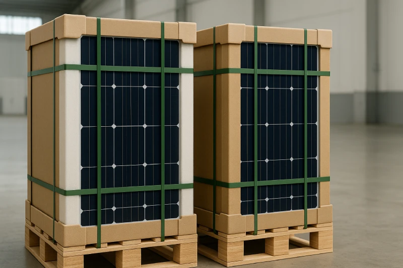 Viwango vya ufungaji na mahitaji ya usafirishaji kwa paneli za jua kutoka Uchina