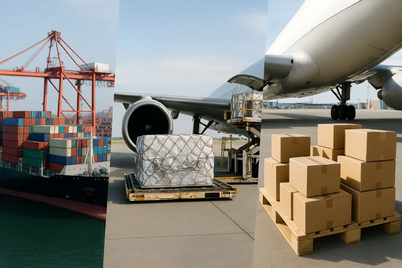 Different types of freight forwarders serving USA imports from China
