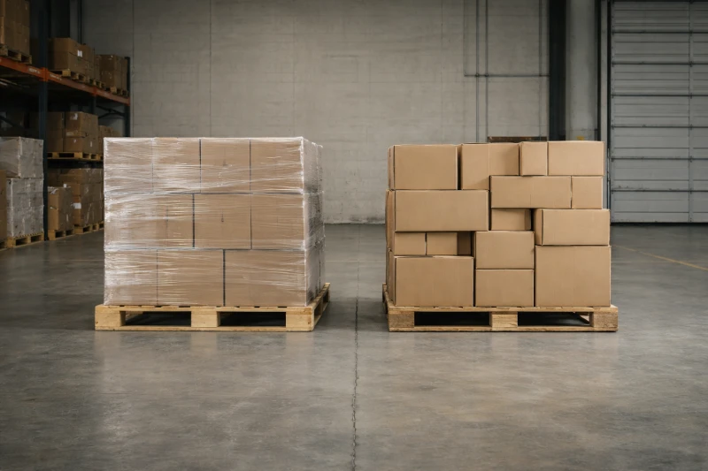 DDP vs DAP cargo control structure comparison in warehouse