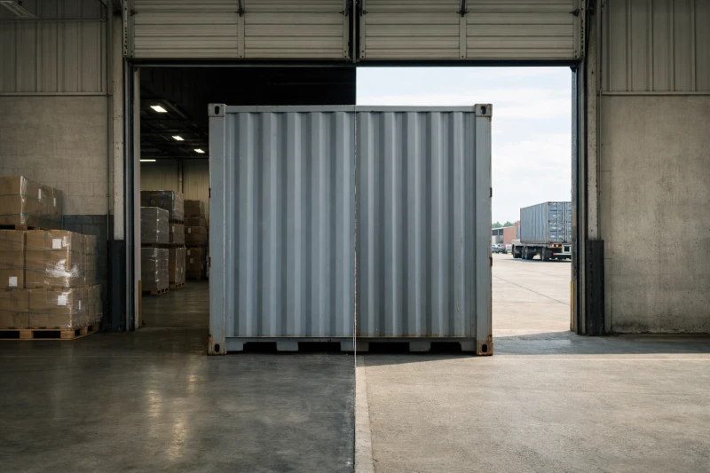 DDP vs DAP shipment positioned at warehouse responsibility boundary