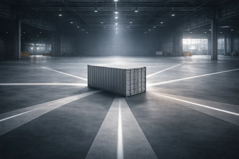 Decision framework illustrating freight forwarder choices when shipping from China