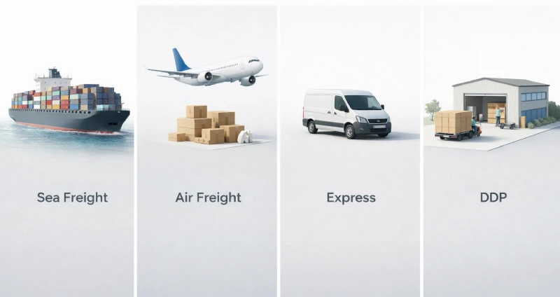 sea air express ddp shipping methods china to nigeria comparison