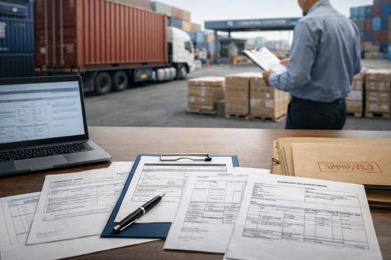 Required customs clearance documents for importing goods from China to Ethiopia under DDP and standard shipping terms