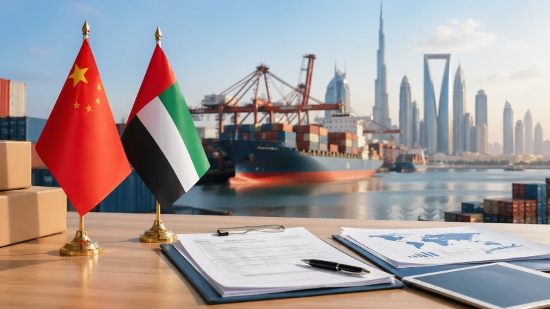 shipping agent China to UAE logistics planning with containers and documents