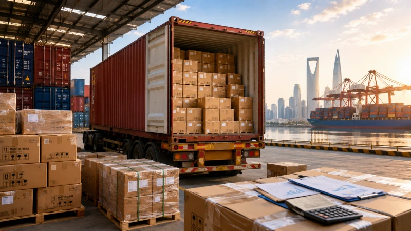 Optimized container loading for reducing shipping costs from China to Saudi Arabia