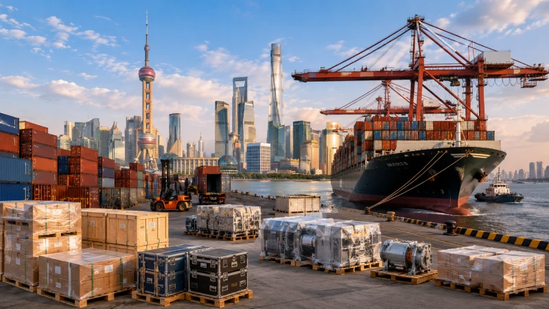 Shanghai warehouse consolidation hub for Qatar shipments with multi-supplier cargo, sea freight, and air freight coordination
