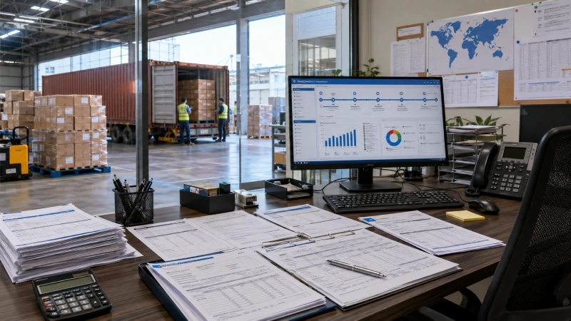 Pre-departure customs document review for cargo shipping from China to USA