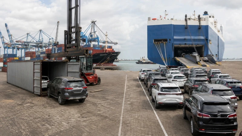 RoRo vehicle terminal and containerized car handling compared at Lagos ports in Nigeria