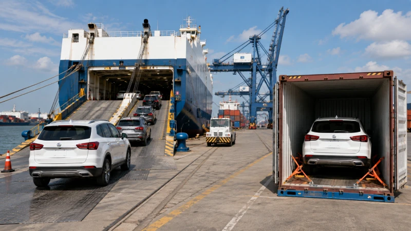 Right-hand-drive vehicles prepared for RoRo and container shipping to Mombasa Kenya