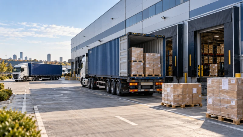 Container and pallet freight delivery to a Birmingham Midlands warehouse from China