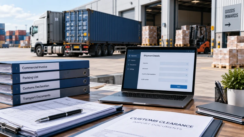 DDP shipment customs clearance with importer EORI and customs representative in Germany