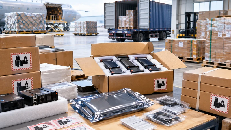 ESD- und Feuchtigkeitsschutzverpackung für hochwertige Elektronik, die nach Deutschland versandt wird