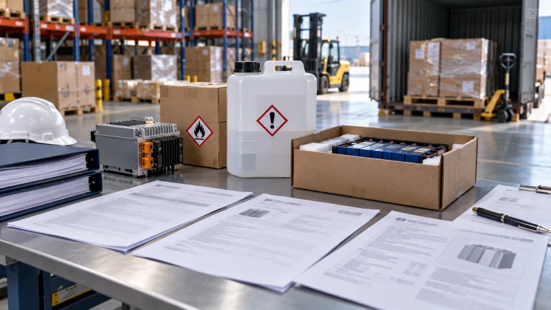 Product compliance and dangerous goods documents for Germany imports from China