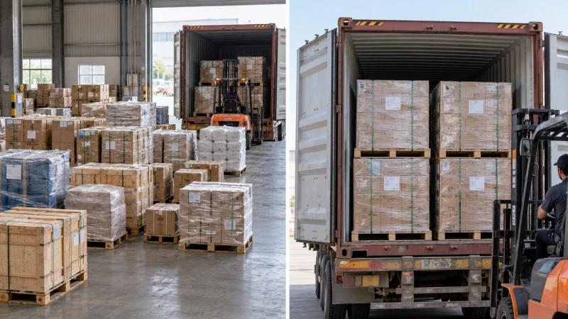 LCL consolidation and FCL container loading for sea freight from China to Kenya