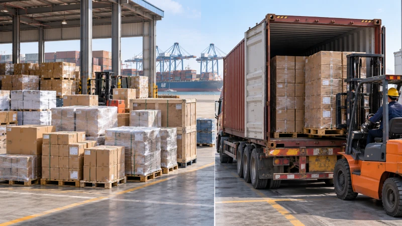 LCL cargo and full container options compared for shipping from China to Kenya