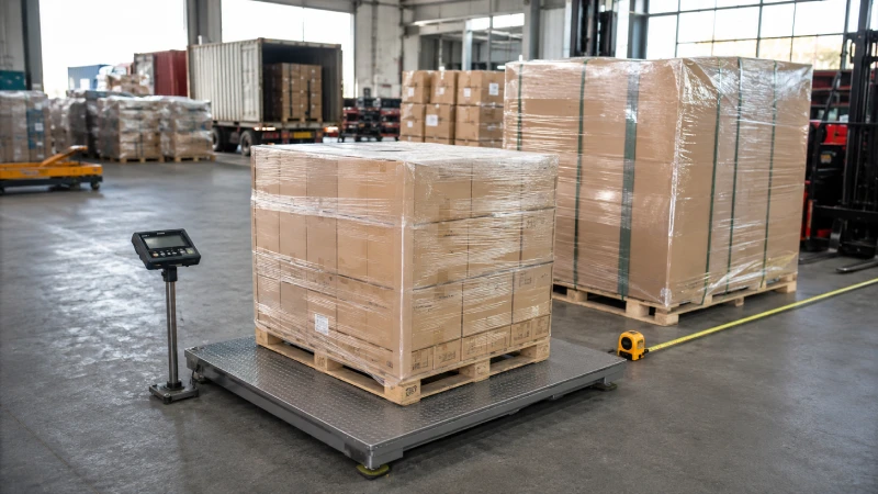 LCL cargo being measured by weight and CBM before China to UK shipping
