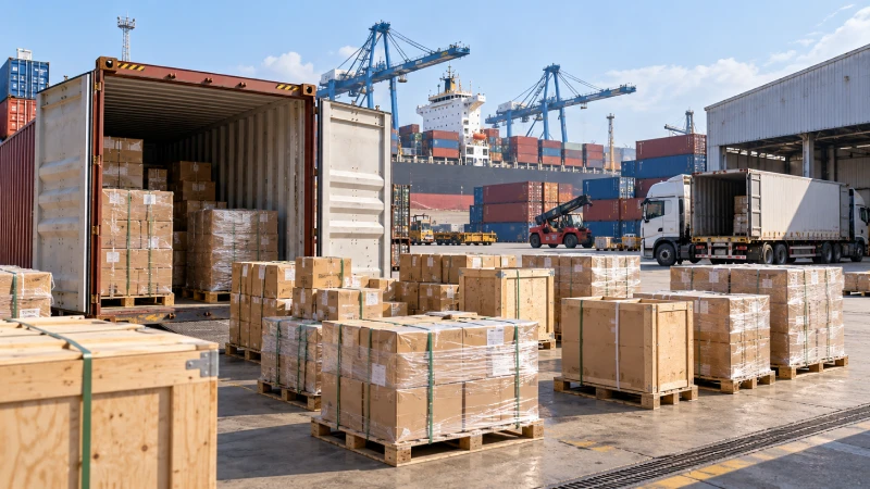 LCL cargo deconsolidation in Mombasa before customs clearance and delivery to Nairobi
