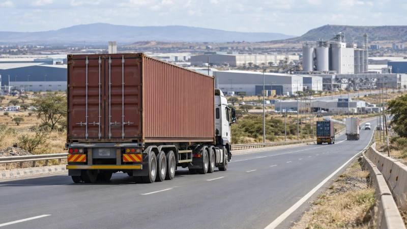 Container delivery from Mombasa to an industrial factory in Athi River Kenya