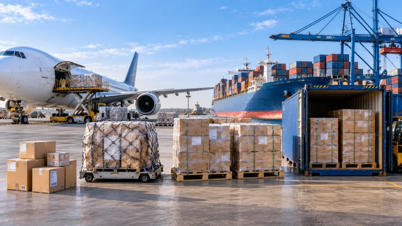 Comparaison des profils de fret pour l'express, le fret aérien, le LCL et le FCL de la Chine vers le Nigeria