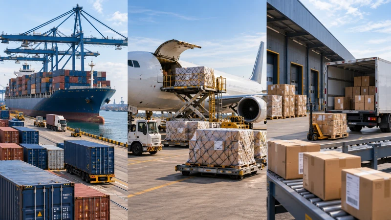 Comparaison des coûts de fret maritime, fret aérien et expédition express de la Chine vers le Nigeria