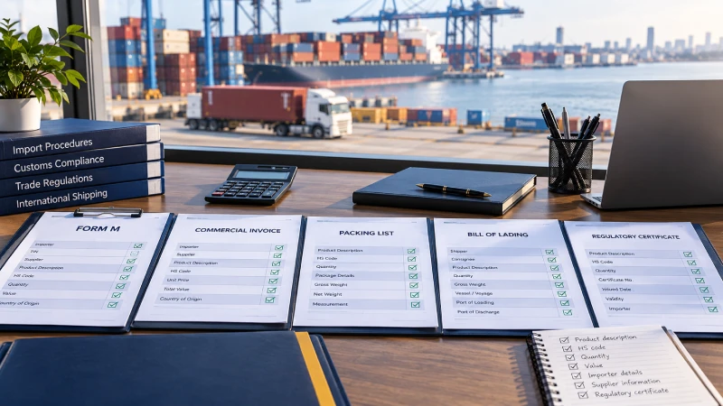 Checking Form M, invoice, bill of lading and regulatory documents before Nigeria PAAR processing
