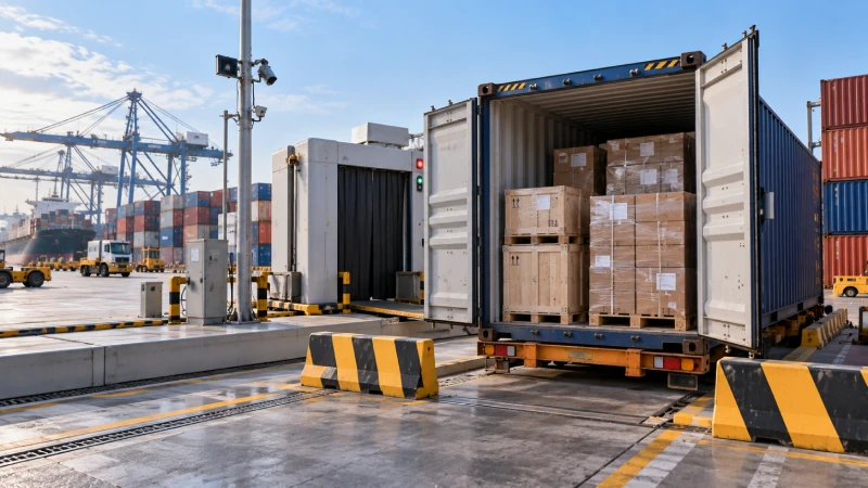 Container customs examination and release process at a Nigerian port