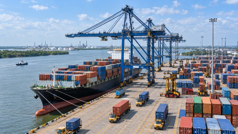 Container shipping operations at Onne Port Nigeria for China-origin FCL and industrial cargo